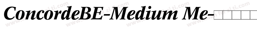 ConcordeBE-Medium Me字体转换